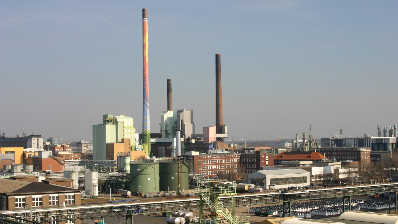 Kraftwerk im Industriepark Hoechst