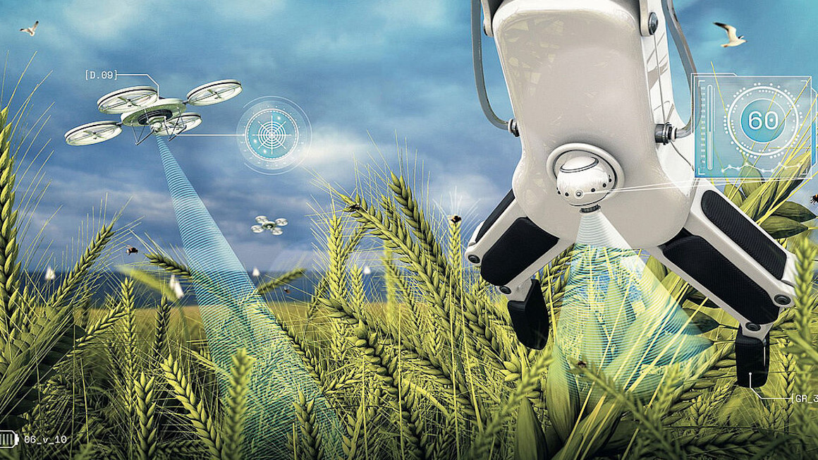 Symbolbild- Einsatz digitaler technik in der Landwirtschaft