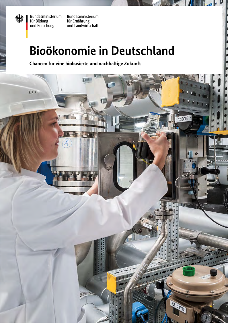 Biooekonomie in Deutschland BMBF-BMEL Broschürentitelbild