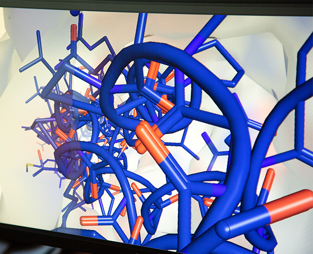 Kollagen Molekül 3D Ansicht