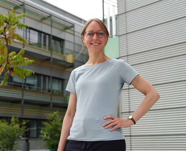 Portrait Caroline Gutjahr am Max-Planck-Institut für molekulare Pflanzenphysiologie
