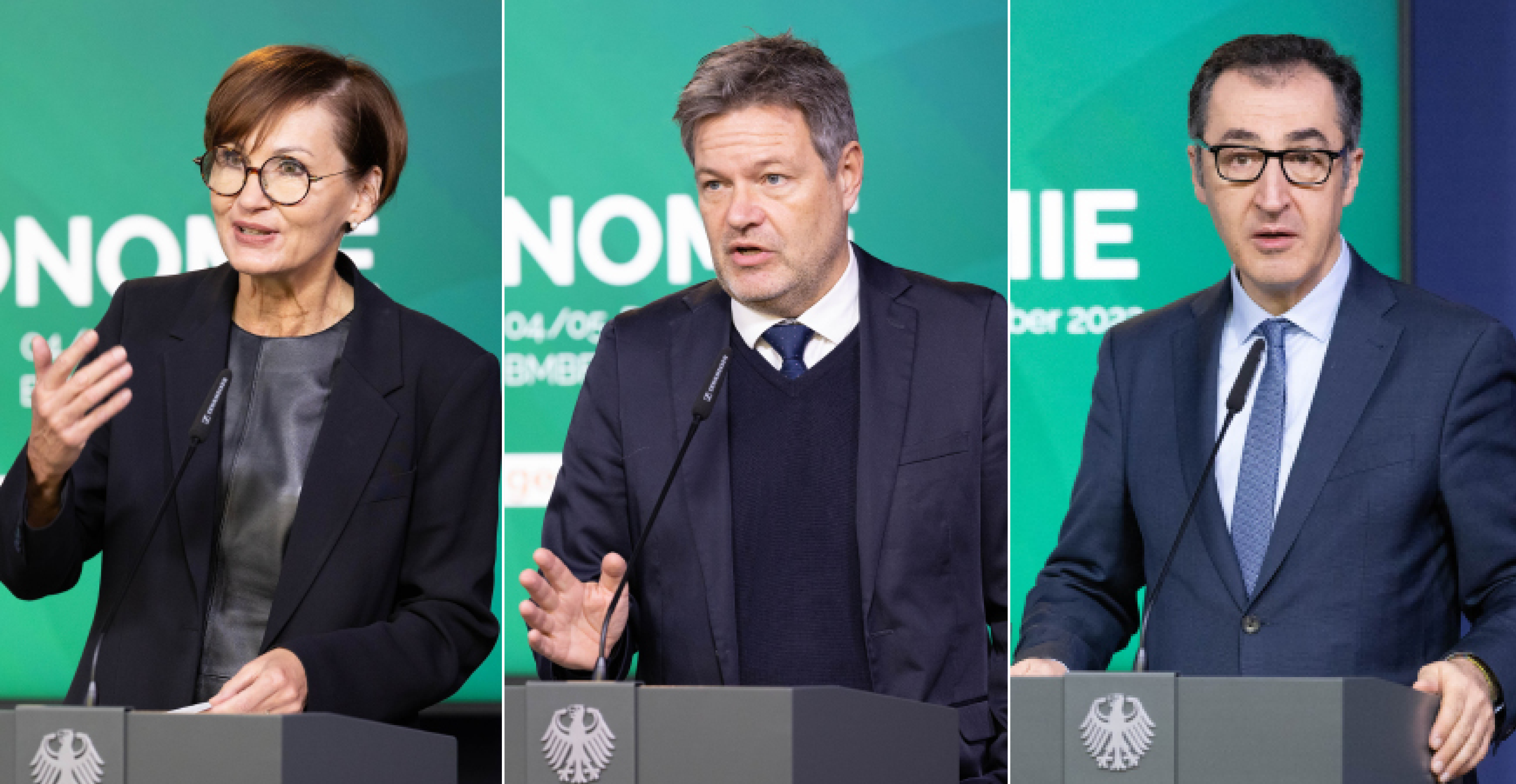 Drei Bundesminister auf dem Bioökonomieforum 2023