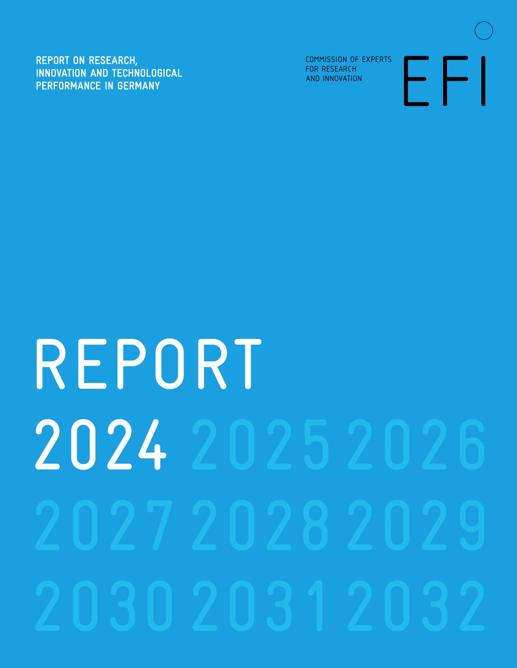 title page of the EFI report 2024