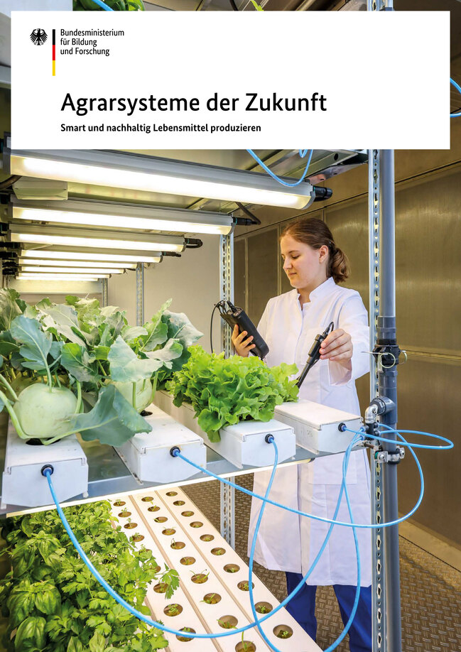 Titelbild BMBF-Broschüre Agrarsysteme der Zukunft
