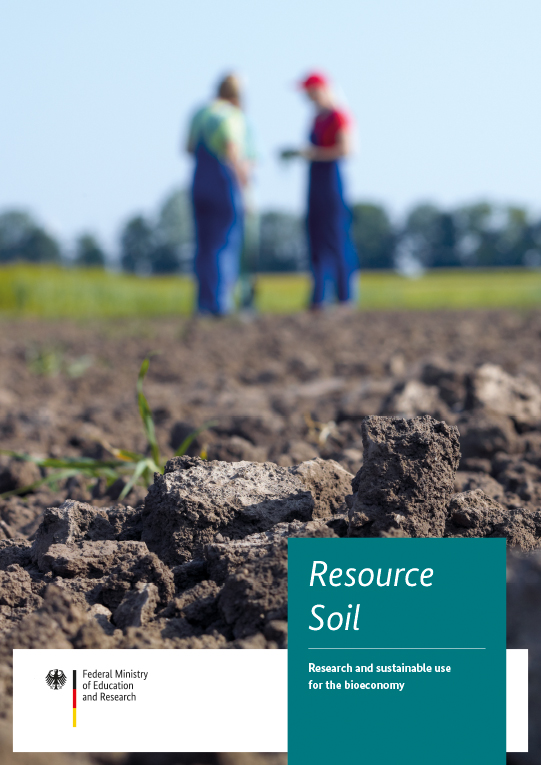 Cover of the brochure "Resource soil"