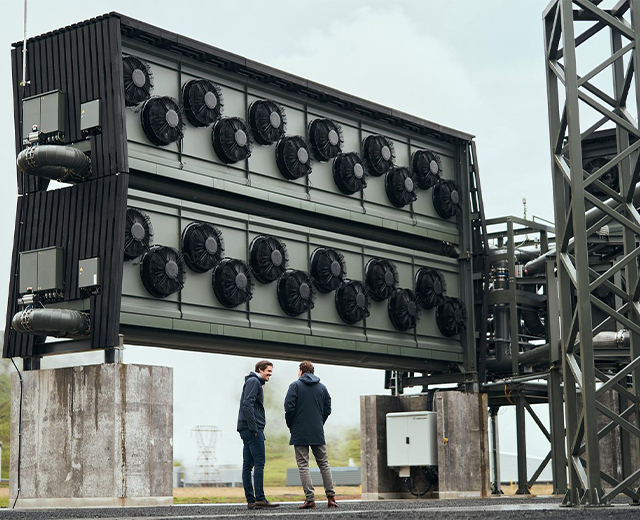 Climeworks CO2 Absorption aus der Luft Island Gründer