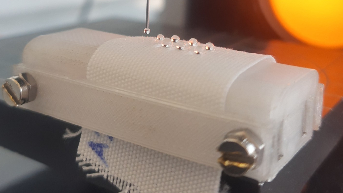 Hydrophobe Ausstattung eines Textils