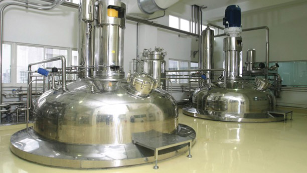 Die Bioreaktoren fassen rund 50.000 Liter für die Herstellung der Industrieenzyme.