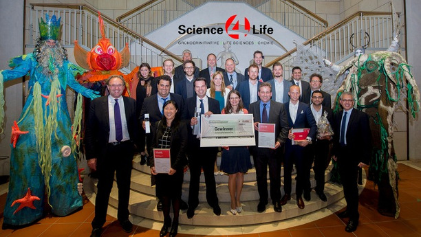 Die Gewinner des Science4Life Venture Cup 2015 