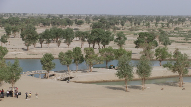 Intensiver Baumwollanbau bedroht das Tarim-Becken im Nordwesten Chinas. Deutsche Forscher stellen Wege zu einem nachhaltigen Landmanagement in der Region vor. 