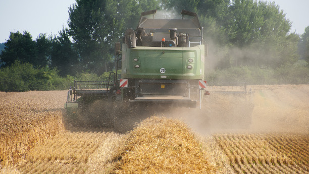 Moderne Landmaschinen können heute mehr als nur Getreide ernten: GPS-gesteuert fahren sie den Acker genau ab und sammeln jede Menge weiterer Daten.