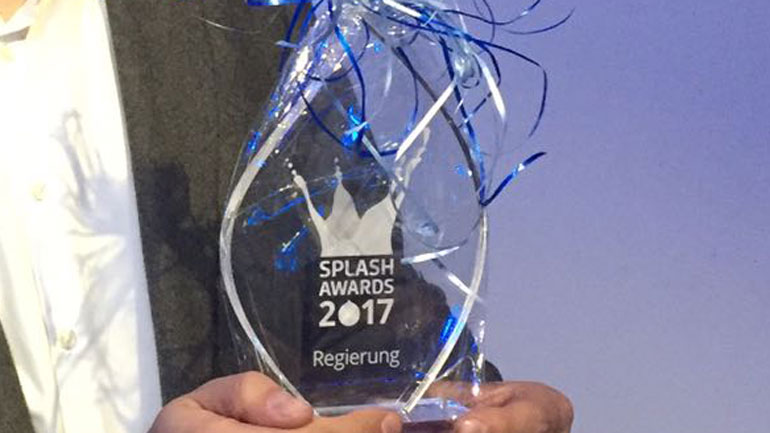 Splash Award, Drupal, Kategorie Regierung