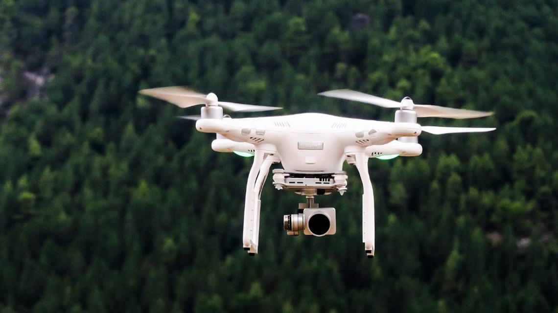 Drohnen liefern schon heute hilfreiche Daten zur Bewirtschaftung des Waldes.