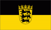 Die Flagge Baden-Wüerttembergs