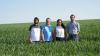 Das NutriSen-Team: Alaa Oughli, Tobias Vöpel. Débora Moretti und Nicolas Plumeré.