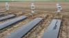 Testaufbau von Zellulosefolien mit intelligenter Wasserversorgung für die Landwirtschaft