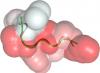 Computermodell eines rational modellierten Peptids. Computermodell eines rational modellierten Peptids.