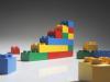 Eine Treppe aus Legobausteinen