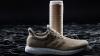 Der Prototyp für einen nachhaltigen Sneaker aus Biotech-Spinnenseide - strapazierfähig und 100% biologisch abbaubar. Spinnenseide, Sneaker, biobasierte Innovation, nachhaltigkeit, Biotechnologie, Adidas, Amsilk