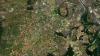 Landwirtschaftliches Testgelände von BASF von Sentinel-2A aus dem Weltall aufgenommen.